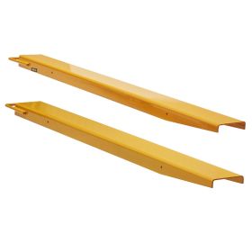 VEVOR Pallet Fork Extensions, 60" Length 4.5" Width, Heavy Duty Carbon Steel Fork Extensions for Forklifts, 1 Pair Forklift Extensions