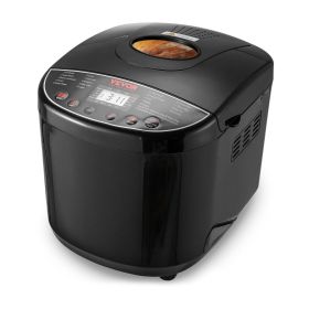 VEVOR Bread Maker, 19-in-1 2LB Dough Machine, Nonstick Ceramic Pan Automatic Breadmaker with Gluten Free Setting, Whole Wheat Bread Making, Digit