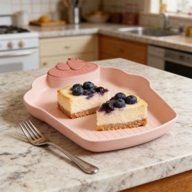 Cake Cup Fruit Plate-Pink 4143 (Option: 6926398634143)