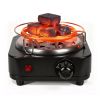 Electric Charcoal Burner 500W Hookah Charcoal Burner Compact Coal Burner for Hooka Cubes Shisha with Grill and Tongs 5 Temperature Gears 338℉-1022℉ Th