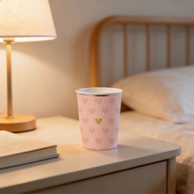 Heart Paper Cup 6pcs-4967 (Option: 6pcs)